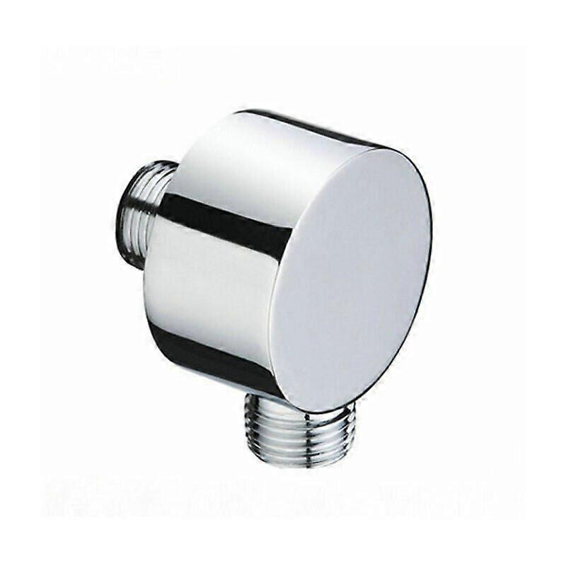 Chrome Wall Hose Connector, Universal 1/2" Shower Wall Connector for Hand Showers
