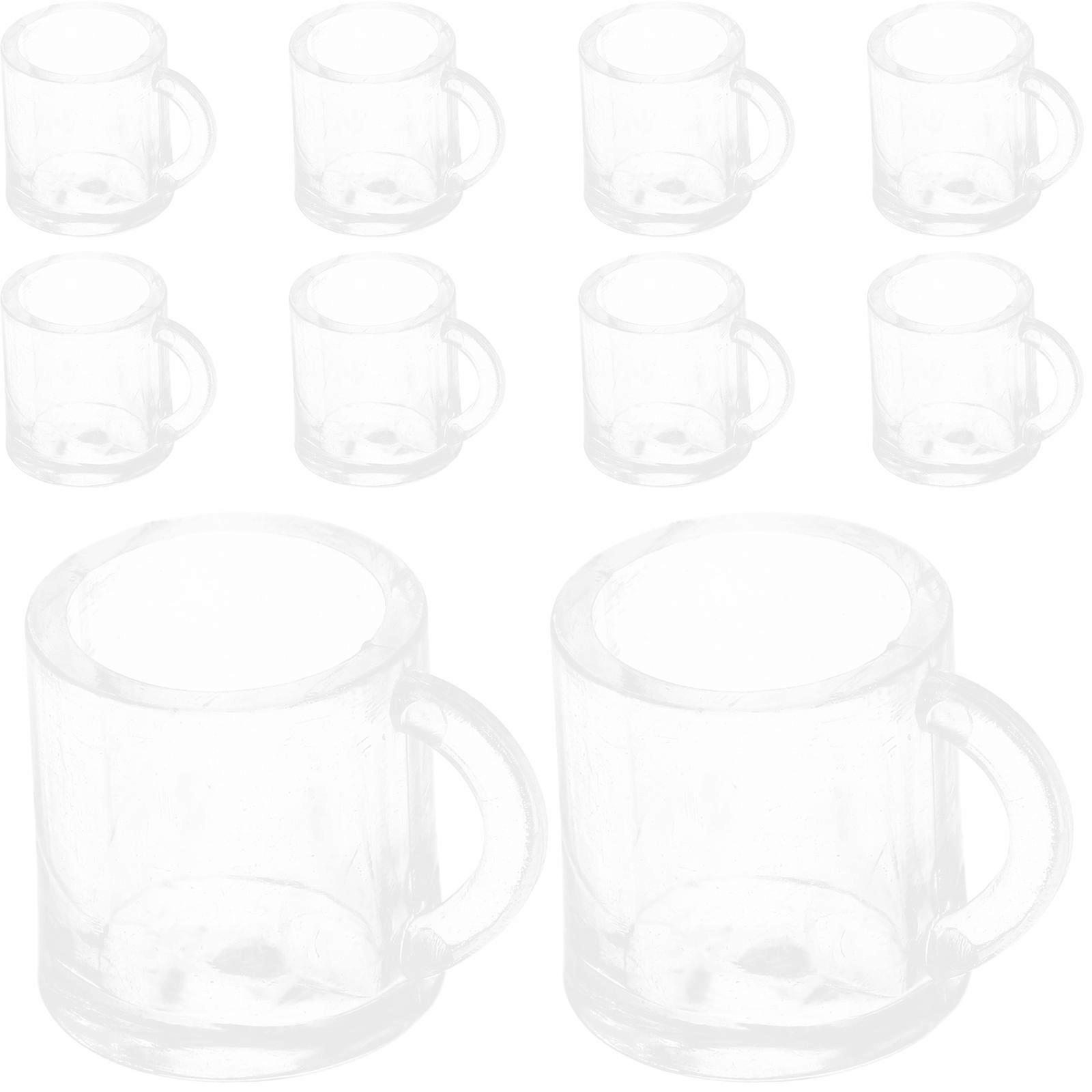Decorative Cups Mini Mug For Model Decorations Desktop Miniature Mugs 20Pcs