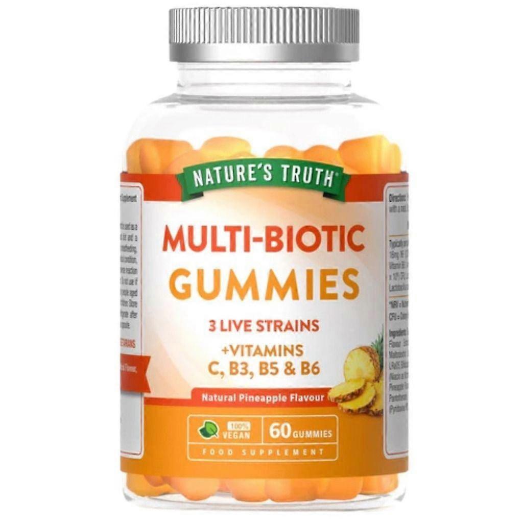 Nature's Truth Multi-Biotic 3 Live Strains Gummies 60