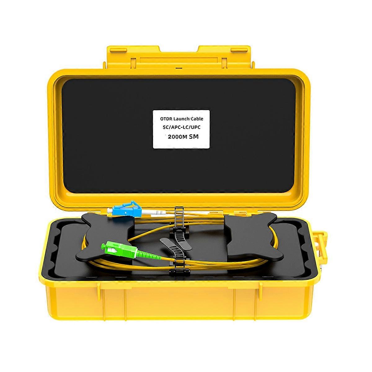 Rings Fiber Optic OTDR Launch Cable Box 2km SC/-LC/UPC