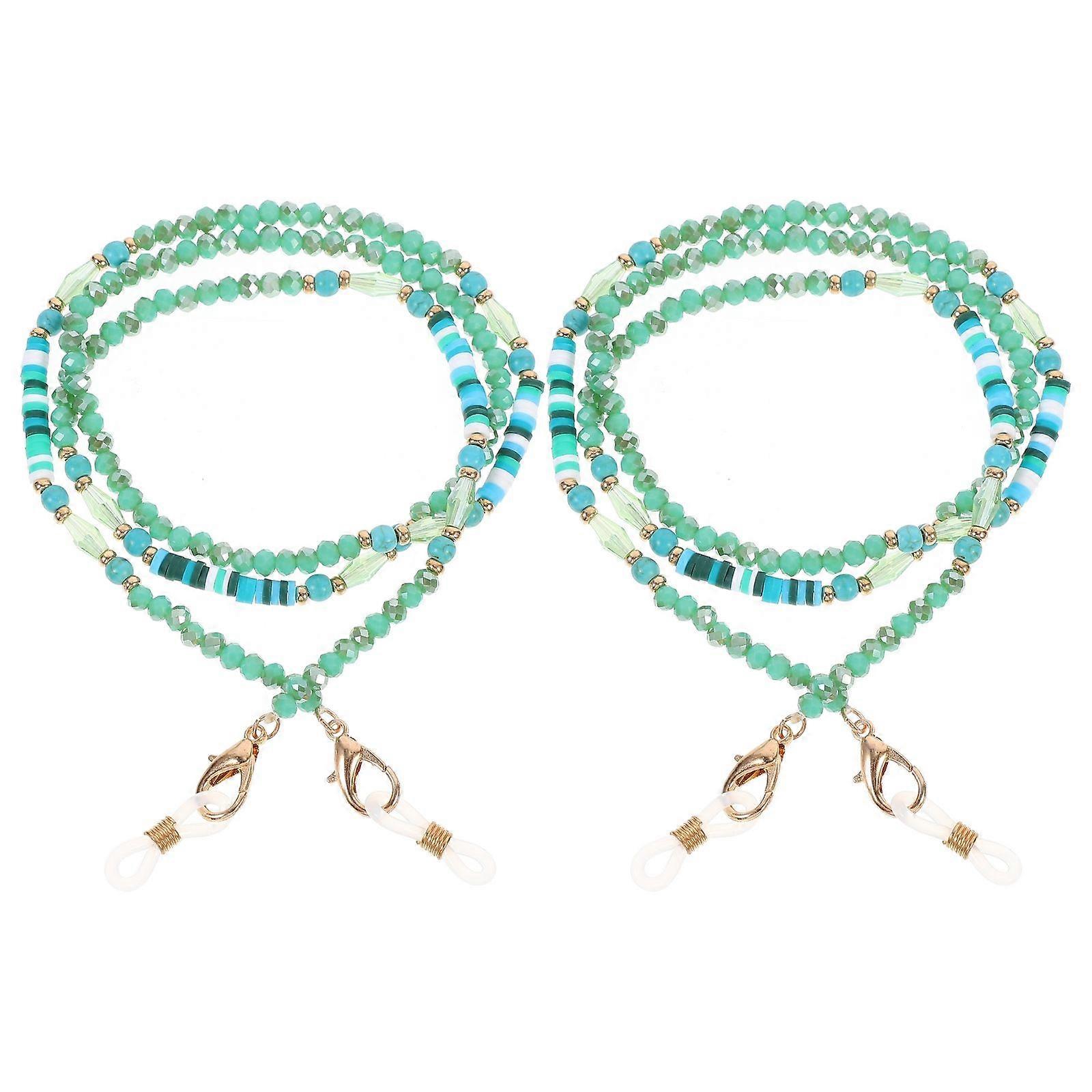 Soft Bead Eyeglass Holder Chain & Mask Lanyard – Lightweight, Durable, and Stylish Accessory for Glasses and Masks