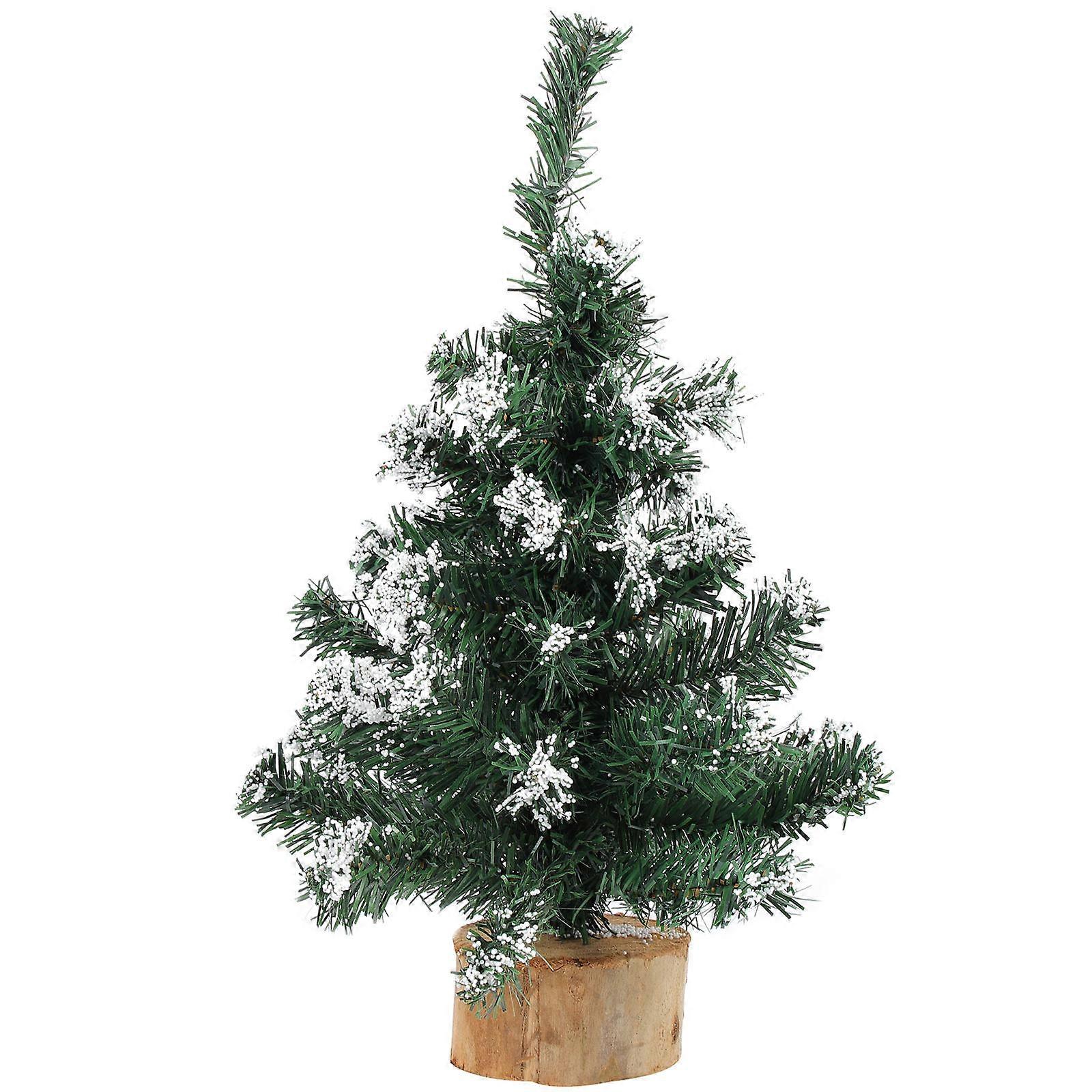 Snowflake Ornaments Decorative Pine Trees Bottom For Window Display Resort Decor 15.72X9.04X9.04in 1Pcs