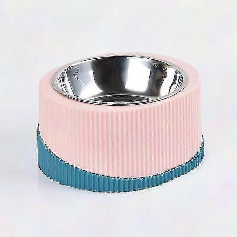 Non-Slip Double Layer Slow Feeder Bowl for Small and Medium Pets, Food and Water Dish, 1pc
