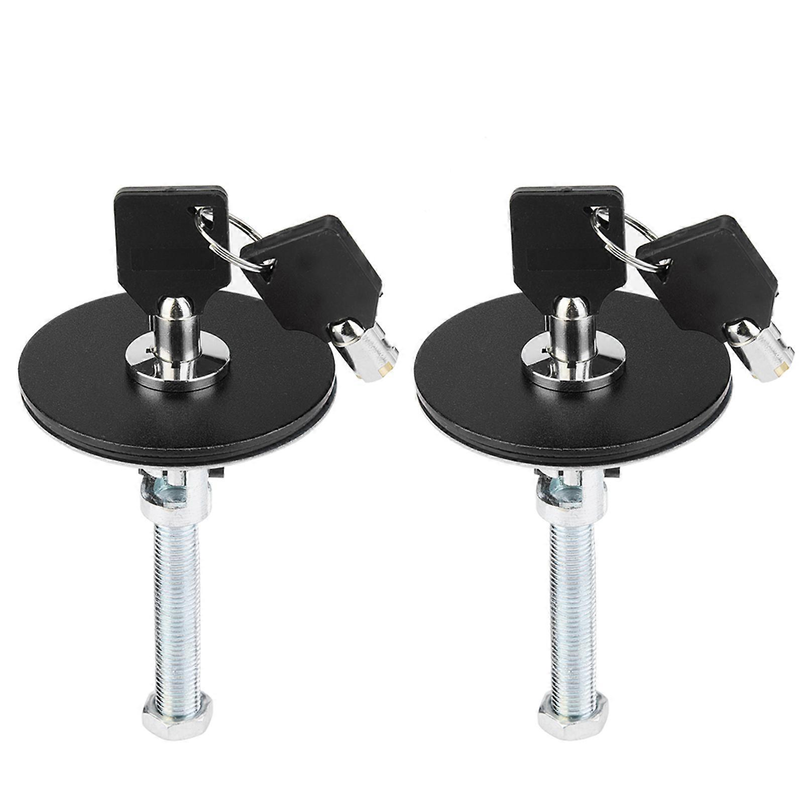 Auto Universal Engine Engine Hood Cover Lock Key Pin Kit Turvatappi (musta)