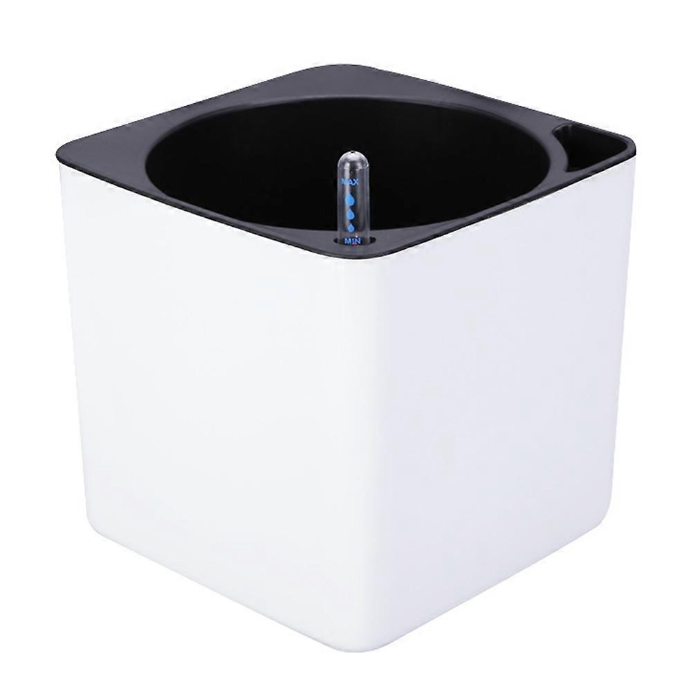 Automatic Water Absorbing Flower Pot Plastic Planter with Self Watering Function 4Pcs