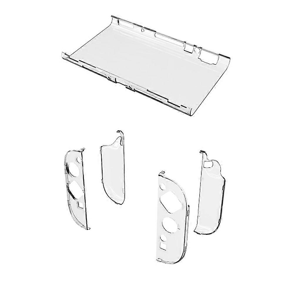 Transparent Protective Case for Switch 2 Split Case Cover Anti-Fall Protective Shell Cover Game Console Clear Case