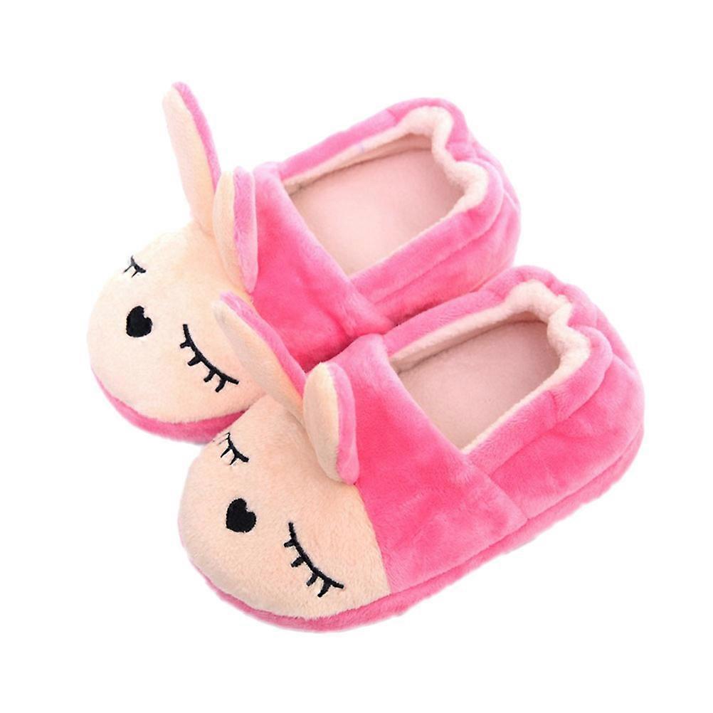 Toddlers Cute Animal Slippers Cotton Non-Slip Warmth Winter Home Use 17/18 1 Pair