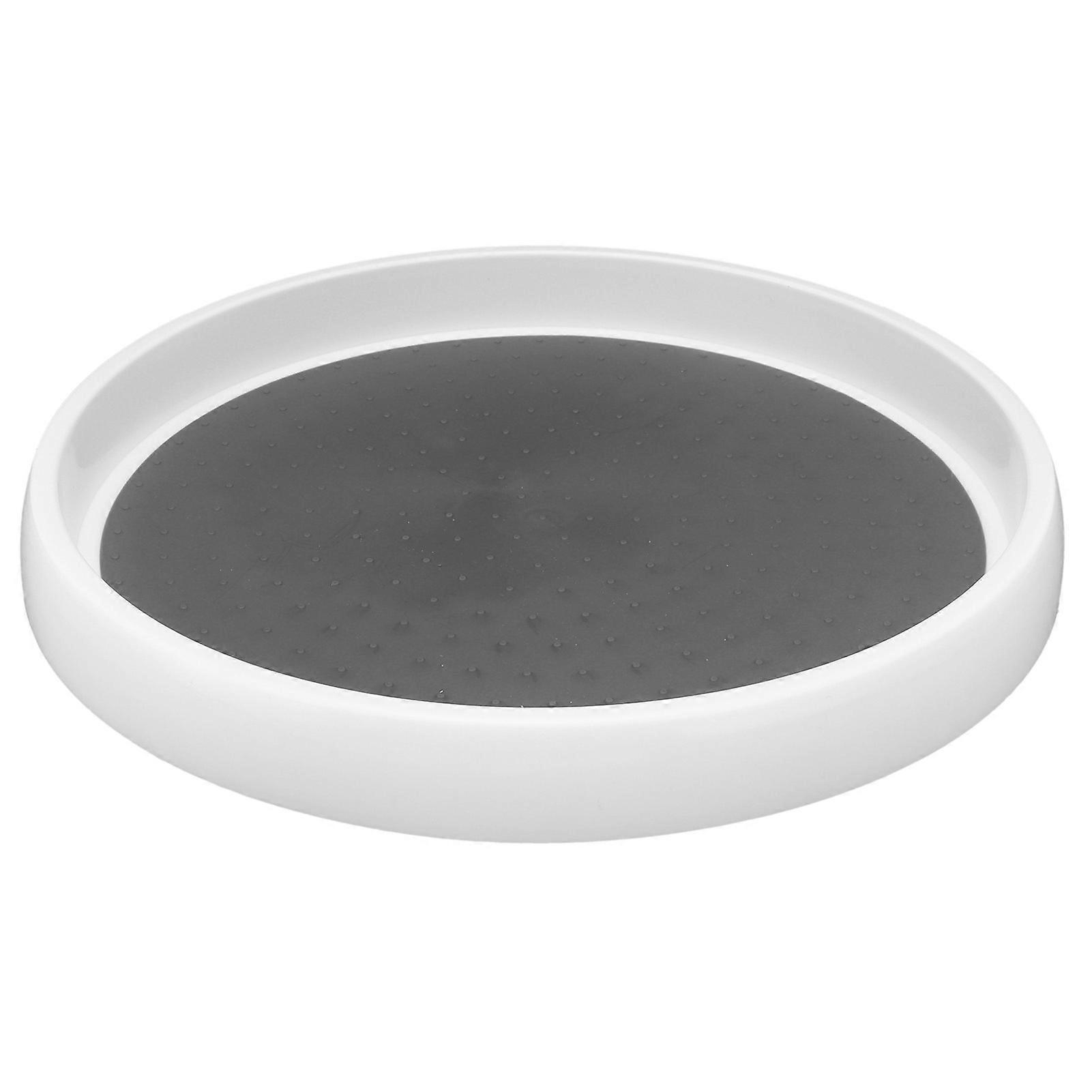 Small Rotating Singlelayer Desktop Storage Rack Rotary Kitchen Spice Organizer for Cabinets Pantries