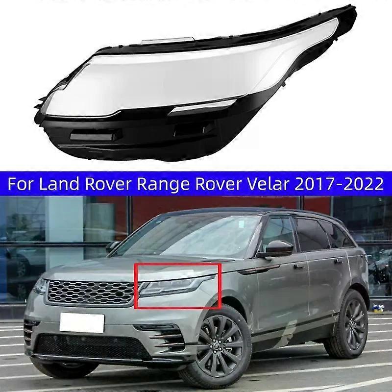 For Land Rover Range Rover Velar 2017 2018 2019 2020 2021 2022 Car Accessories Replace A Transparent PC Headlight Glass Shell-Left