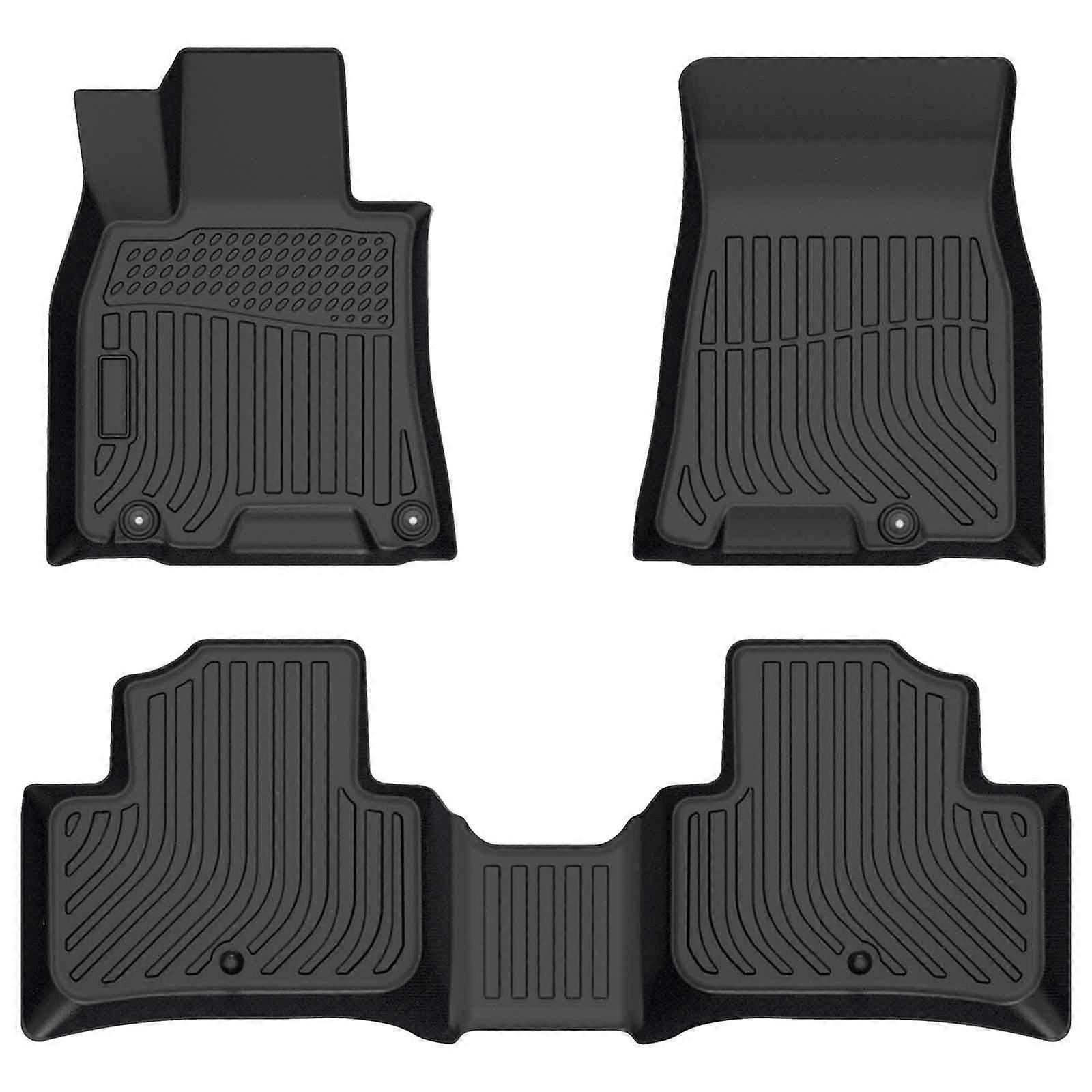 Floor Mats Liners Replacement for Genesis GV70 2022 2023 All Weather Waterproof NO.0147