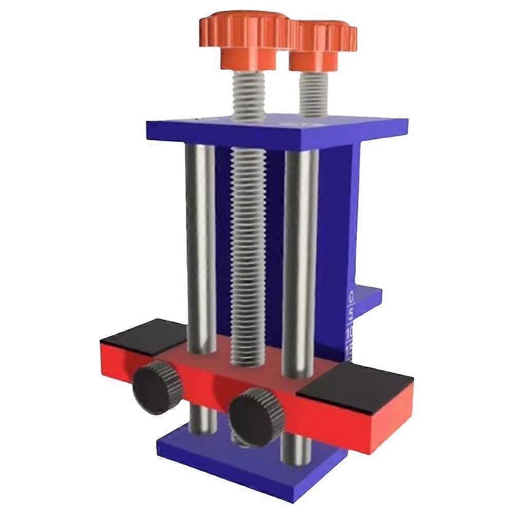 Multifunctional cabinet door installation tool, mounting device for aluminum alloy door panels