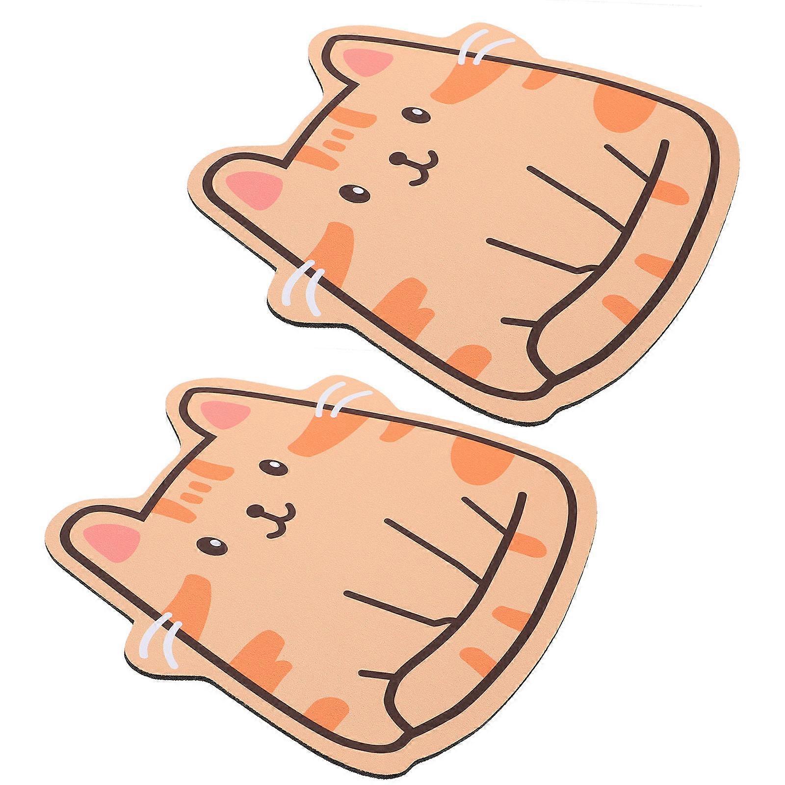 Mouse Pad Cartoon Animal Mouse Pads for Computer Use 2Pcs with Smooth Glide