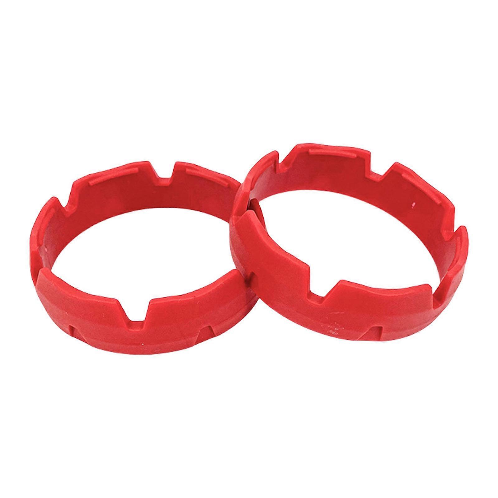 Front Fork Protective Rings ABS Shock Absorption Enhancement Quick Mount For K16 K18 K23 Models  Red
