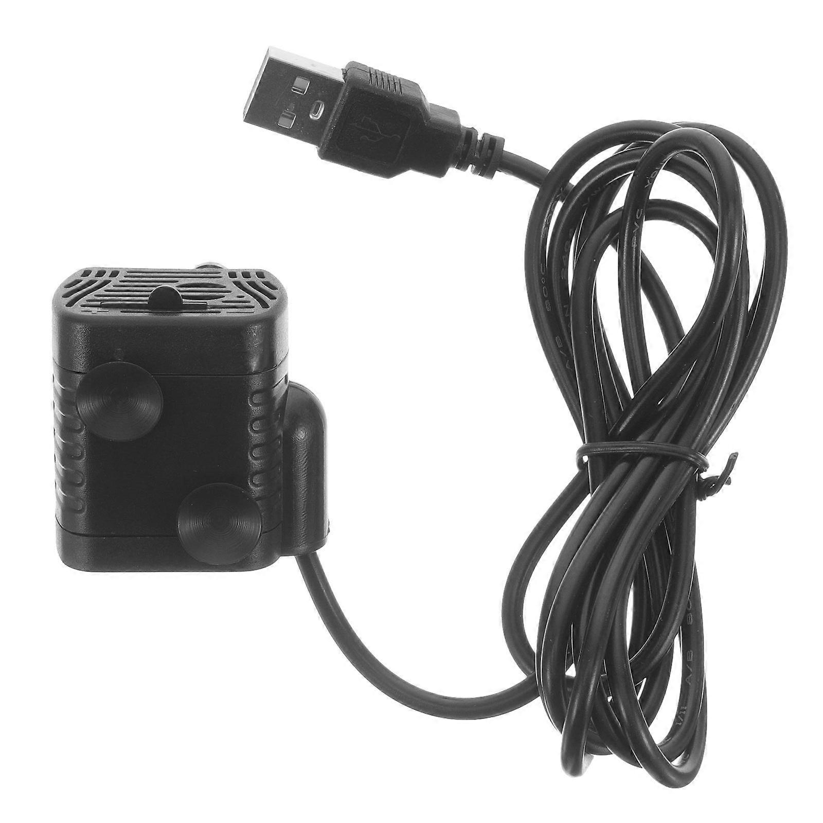 Black Plastic Water Pump for Aquarium and Fountain Use with Easy Installation Suitable for Water