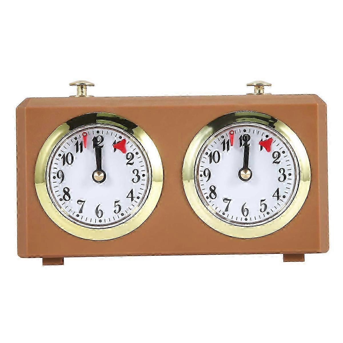 Mechanical Chess Clock Analog compatible with Chess Game Timer Clock Official Clocks No Battery Needed