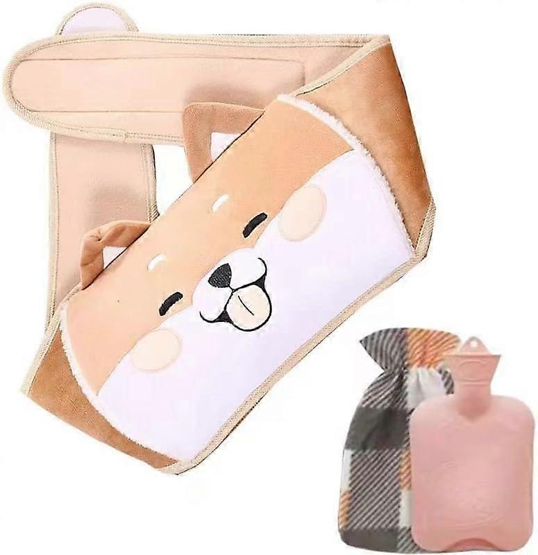 Refillable Plush Hot Water Bottle Belt to Relieve Pain Ref: 4428