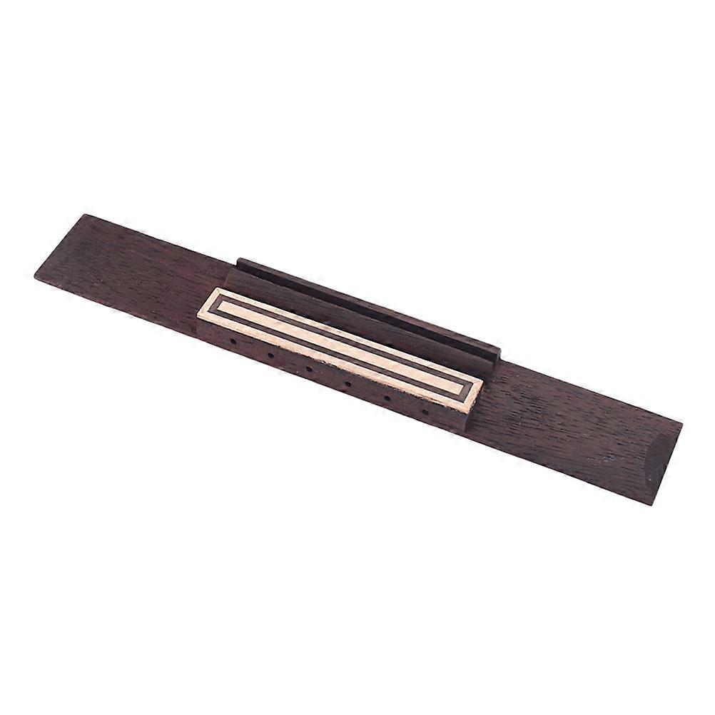 Maple Inlay Bridge Classical Guitar Repair Sound Enhancement Replacement Parts Brown 18.7x3x1.04cm 1Set
