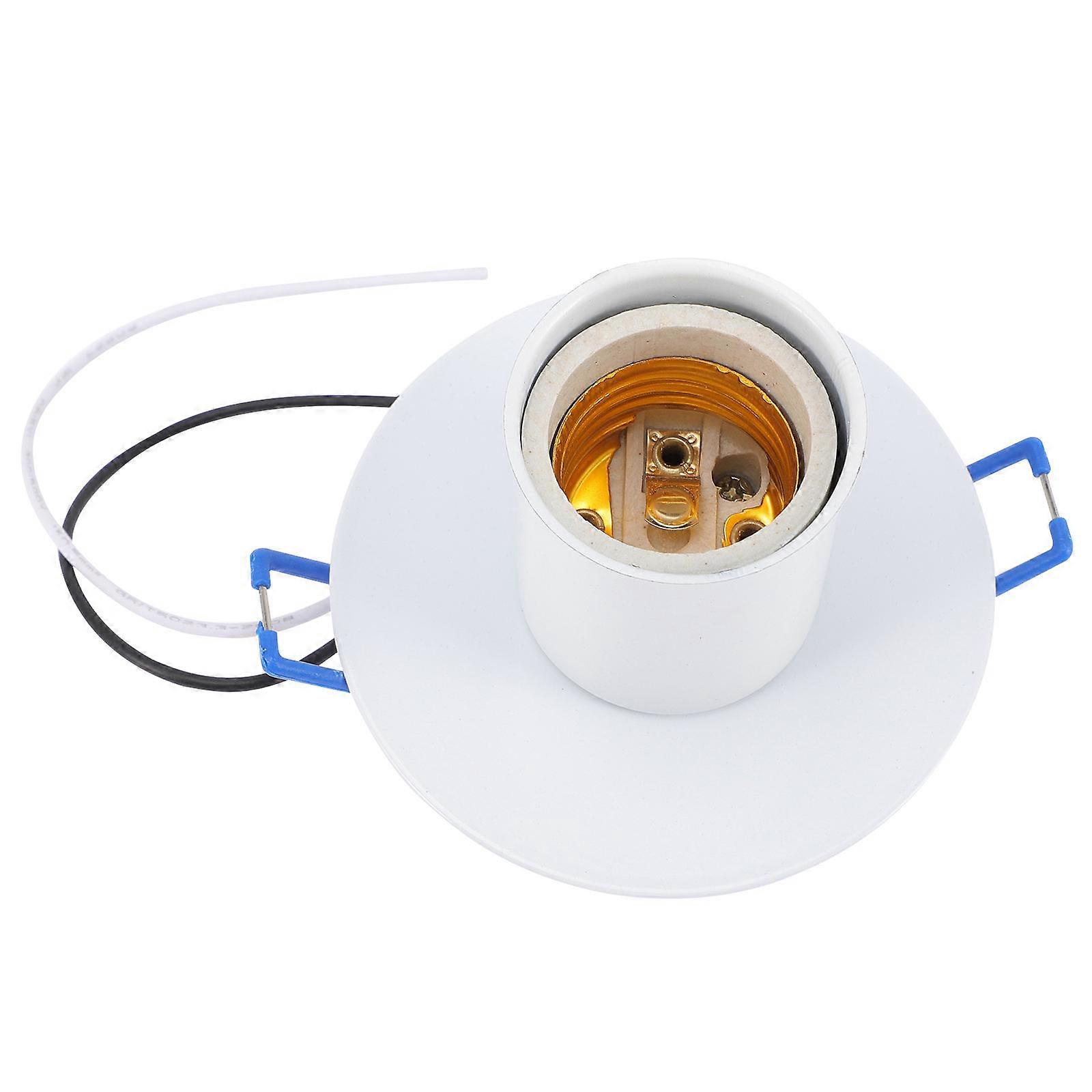E27 Light Socket Lamp Holder 8cm Threaded Ceiling Socket