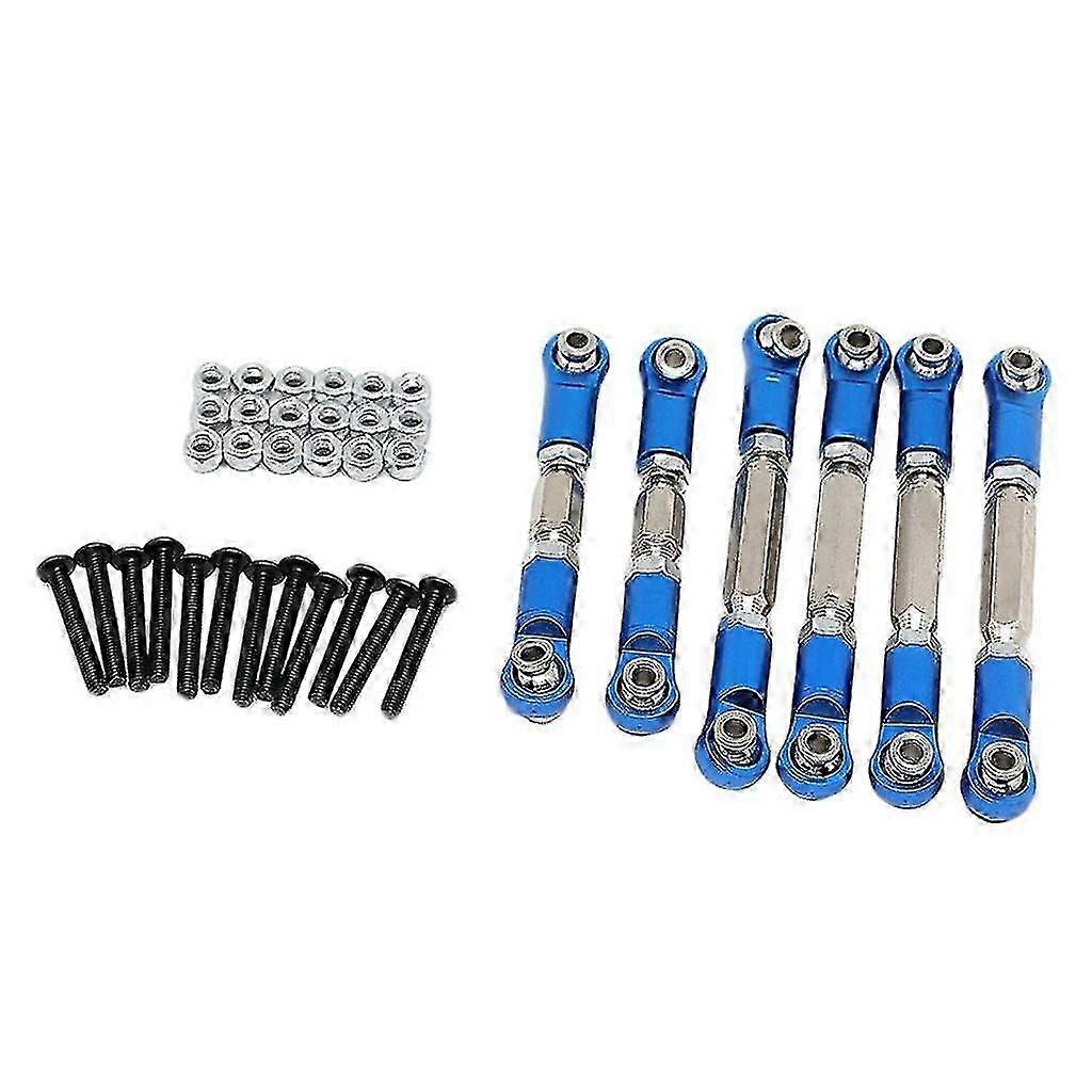 6Pack Red Steering Link for ARRMA BIG ROCK GRANITE Buggy Replacement Parts