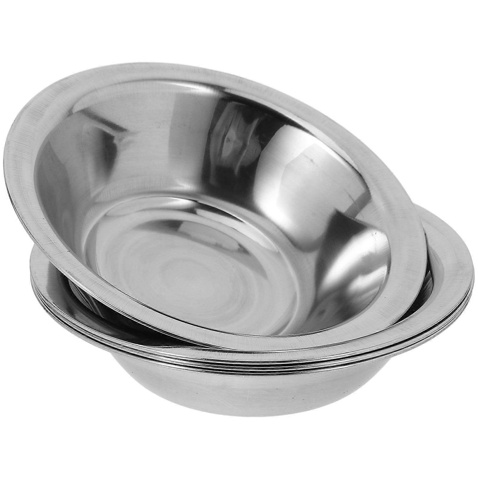 4pcs Stainless Steel Mixing Bowls Metal Bowls for Facial Masks Treatments Makeup Mixing and Multifunctional Small Bowls