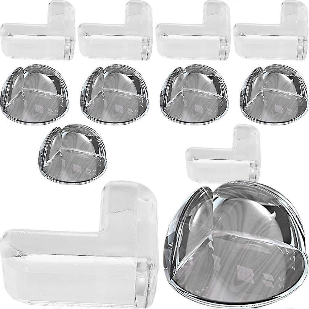 Baby Corner Protector Guard 12Pcs For Home Safety With Transparent PVC Material Anti-collision Functionality