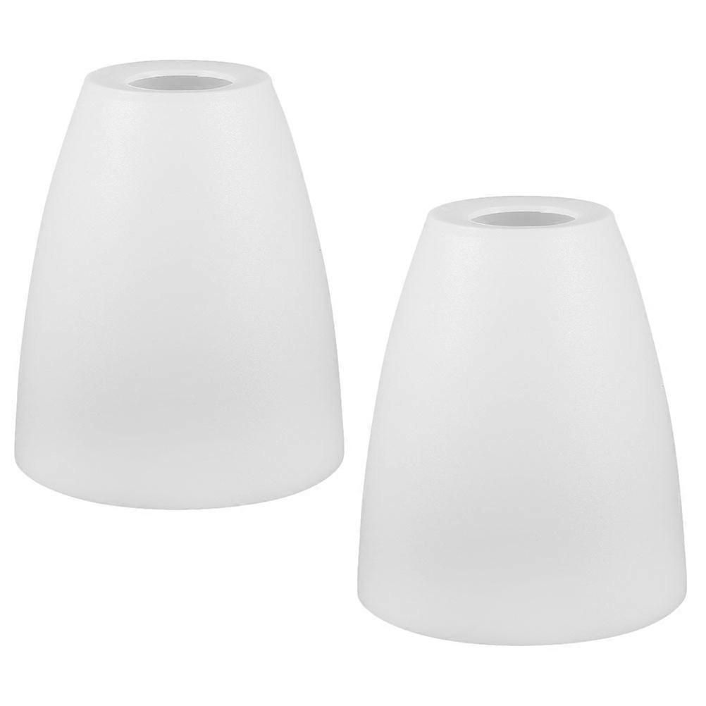 Retro Style Plastic Lamp Covers for Indoor Lighting – Durable Lampshade Set for Chandeliers and Ceiling Lights, 2pcs