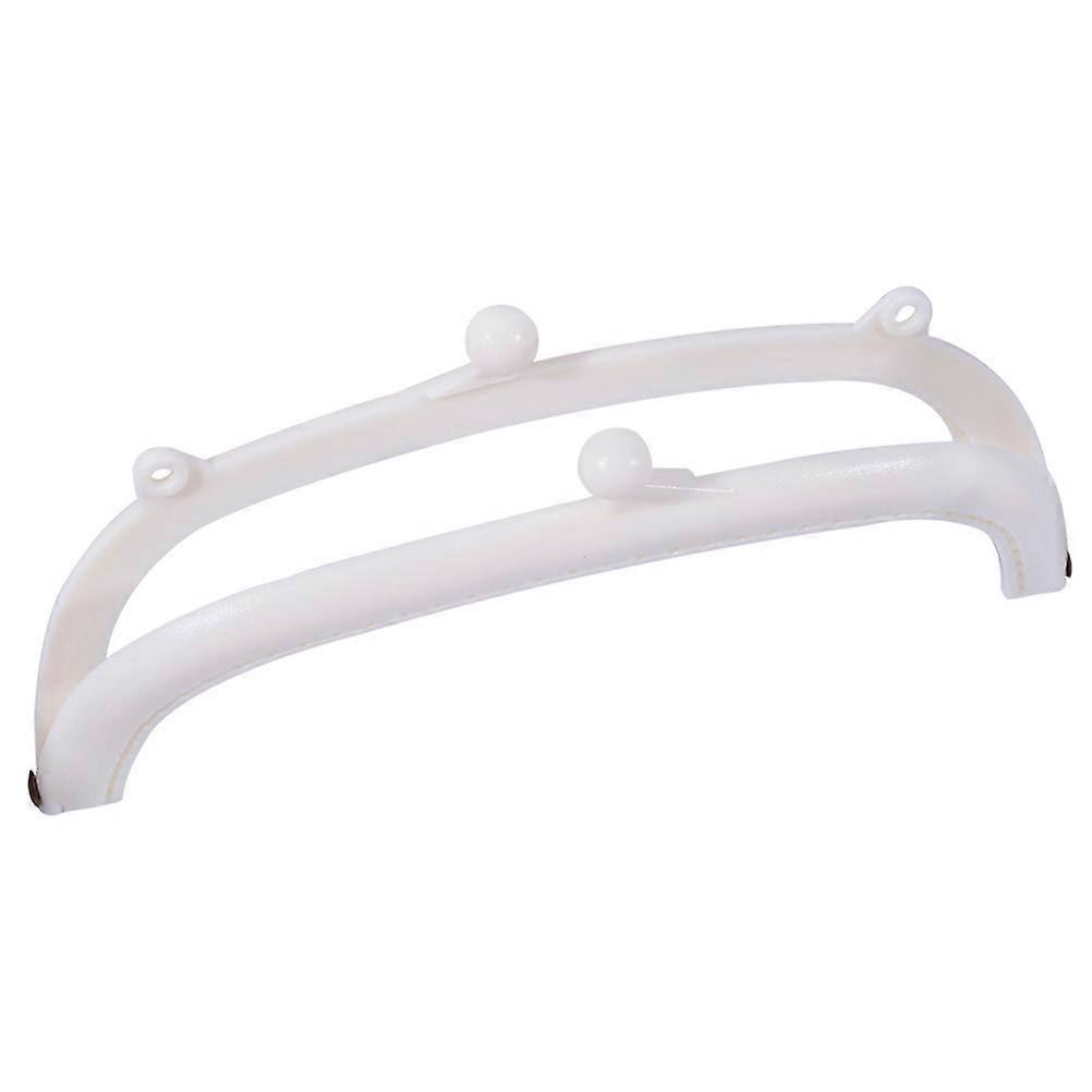 Color Purse Frame for Bag Making with White Lock and Smooth Surface 16.5cm