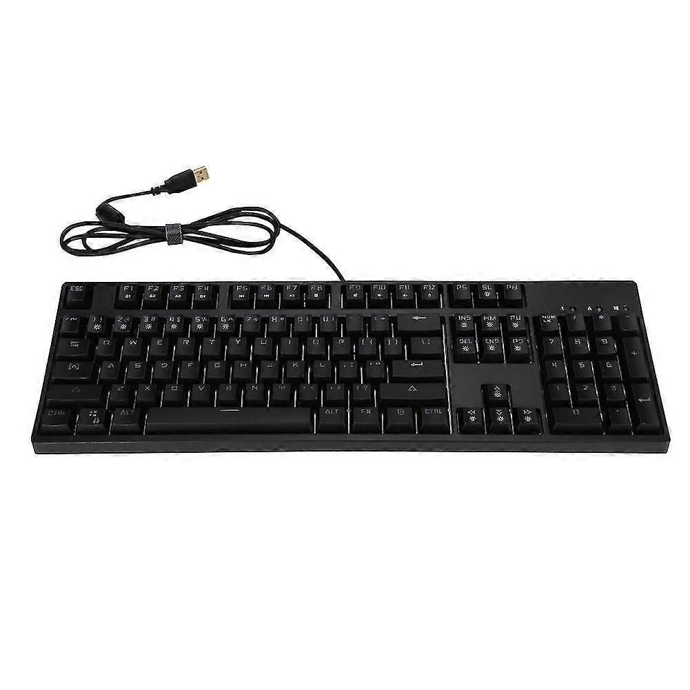 Rainbow Backlight, Mechanical Wired Keyboard, Game, Office