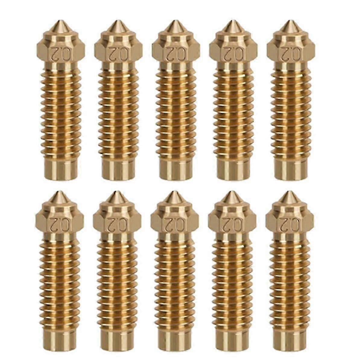 2025 new style high quality 10pcs For Neptune 4plus/4max Brass Nozzle 0.2mm High
