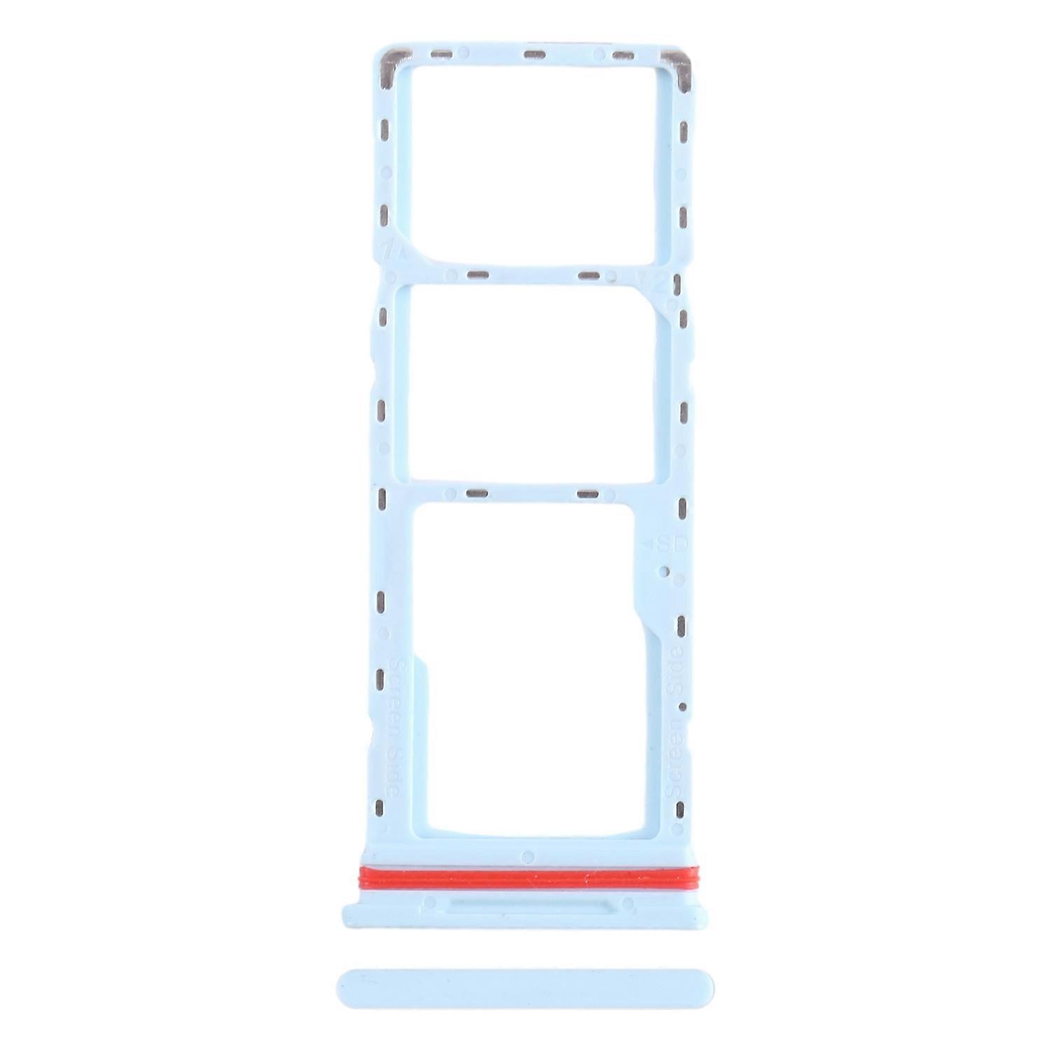 For Infinix Smart 6 HD X6512 SIM + SIM Card Tray + Micro SD Card Tray