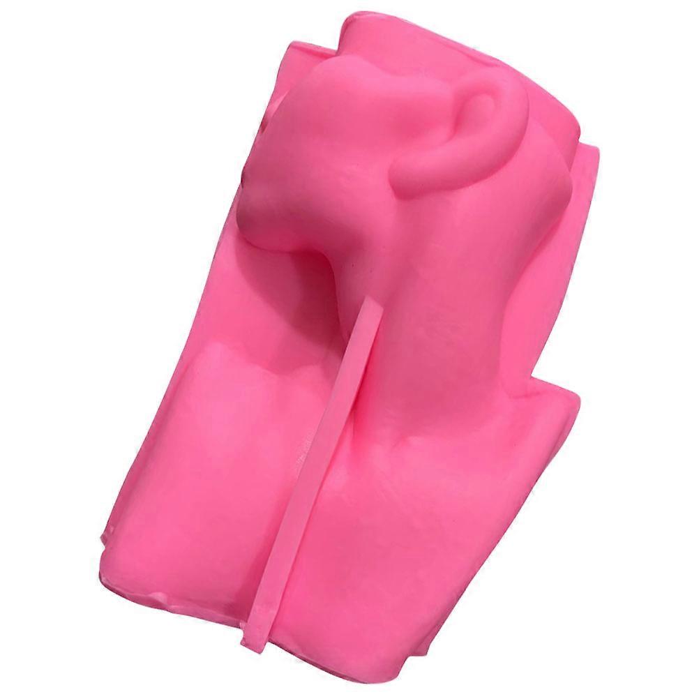 DIY Silicone Mold for Flower Vase Making Shaped Like a Men Body Pen Holder Mold 1 Set