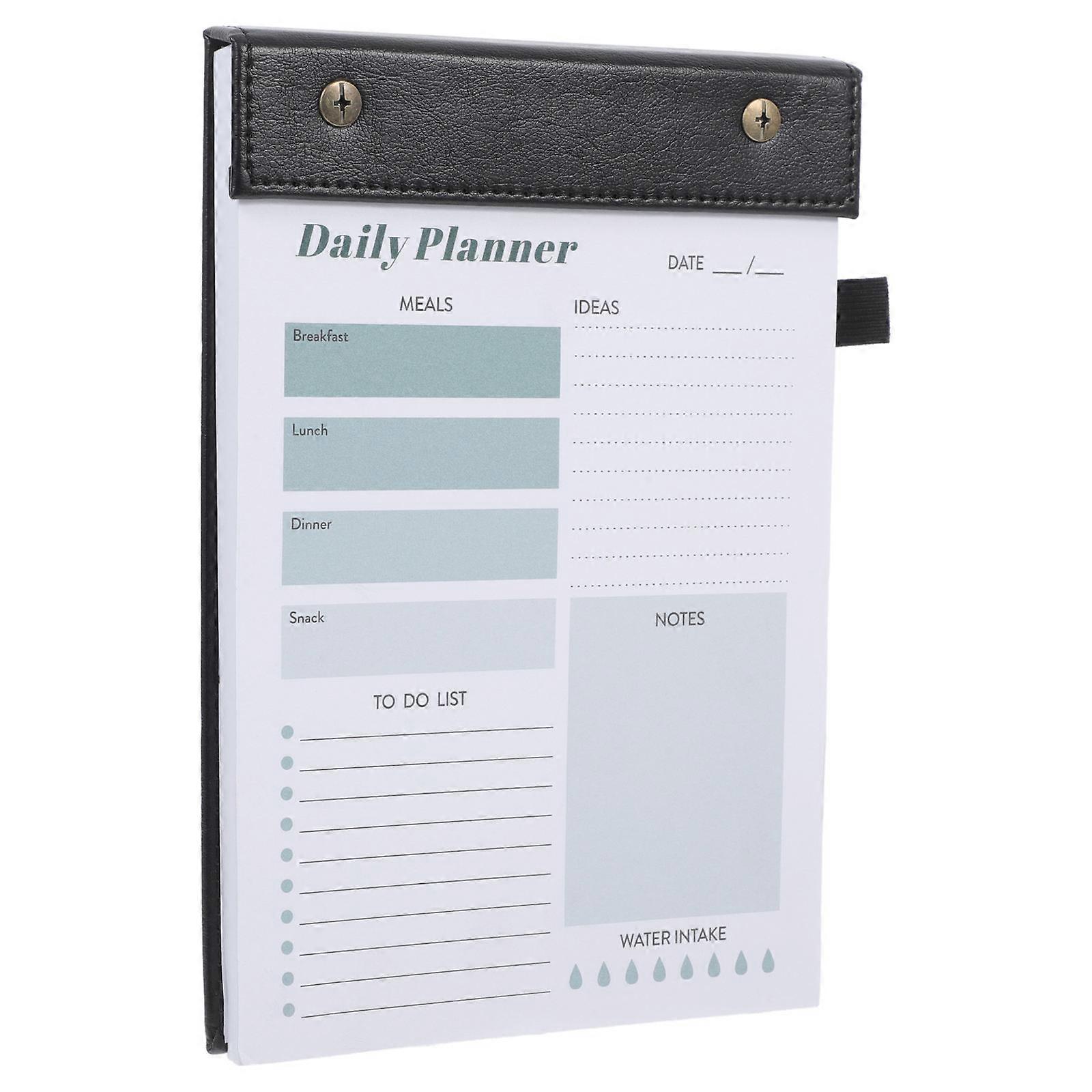 Multifunction Daily Planner Black Paper with Multifunctional Use for Writing and Work Planner Tasks