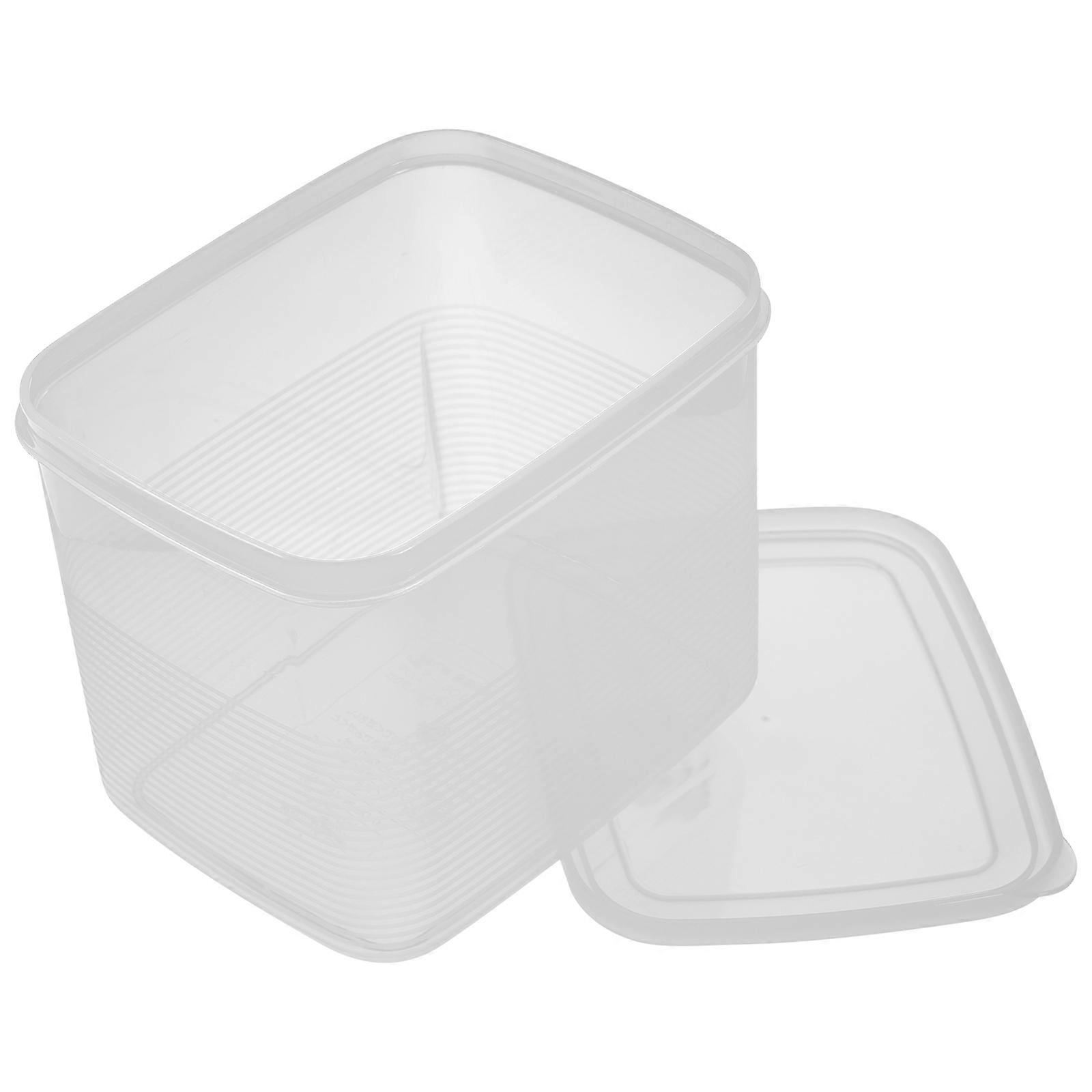 Transparent Airtight Bread Box for Kitchen Counters Made of PP Material 7.87"x4.92"x10.24"