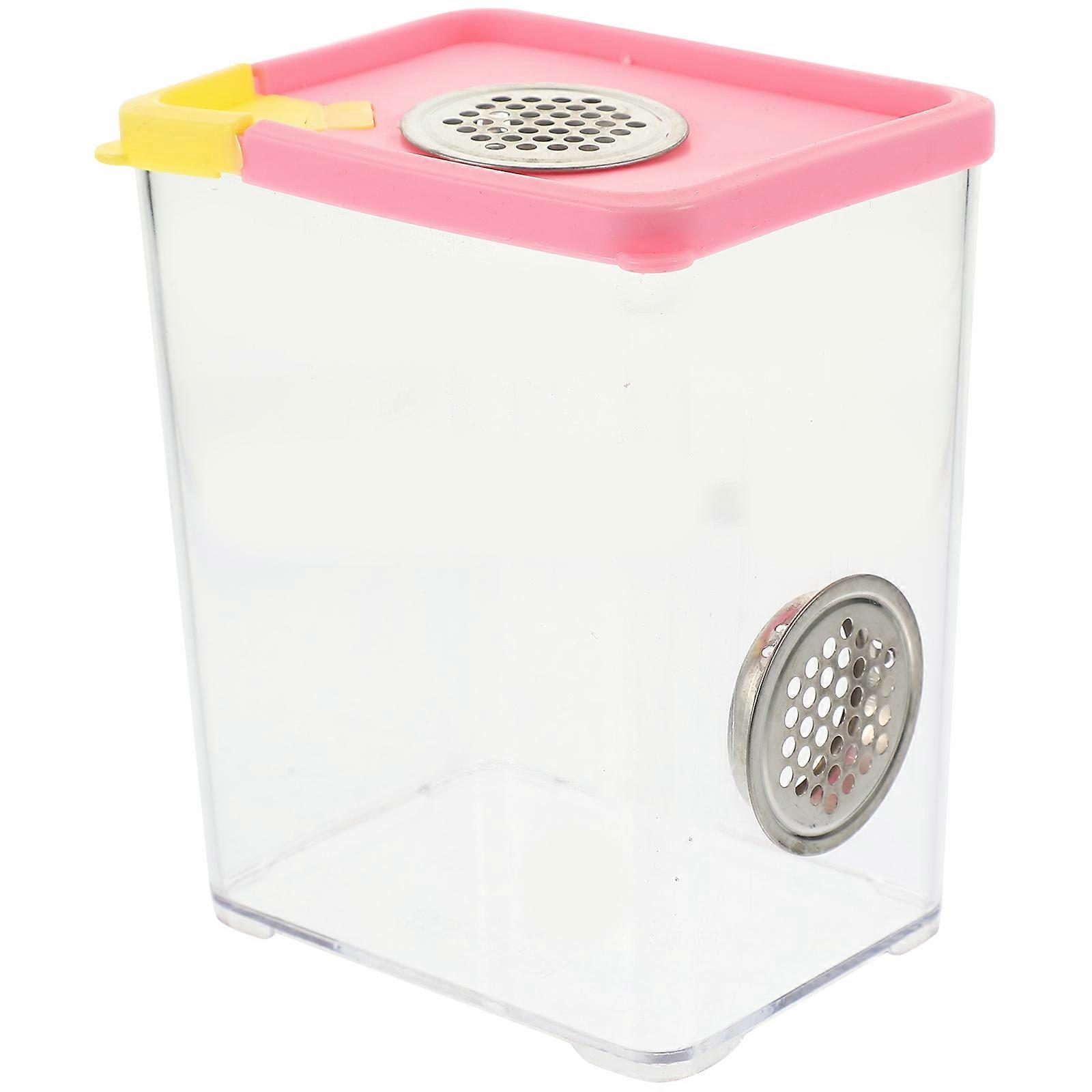 Transparent Acrylic Terrarium Enclosure for Jumping Spiders, Tarantulas, and Reptiles – Ventilated Safe Habitat for Pets and Invertebrates