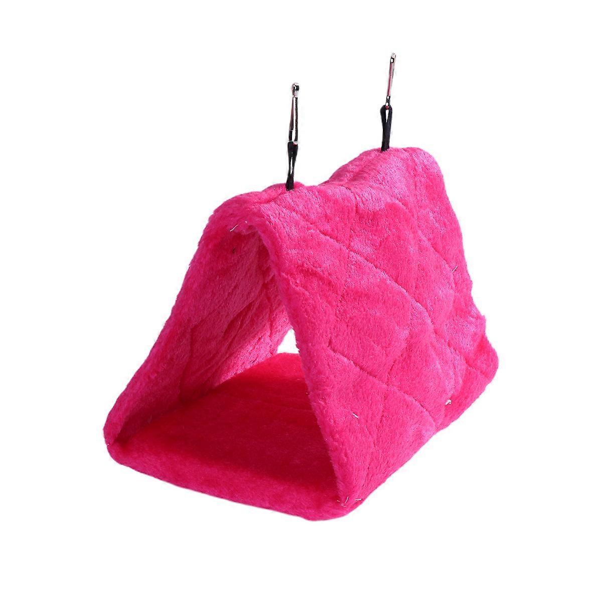 Parrot Hammock Bed 2pcs Vibrant Rosy Color Hanging Nest for Birds