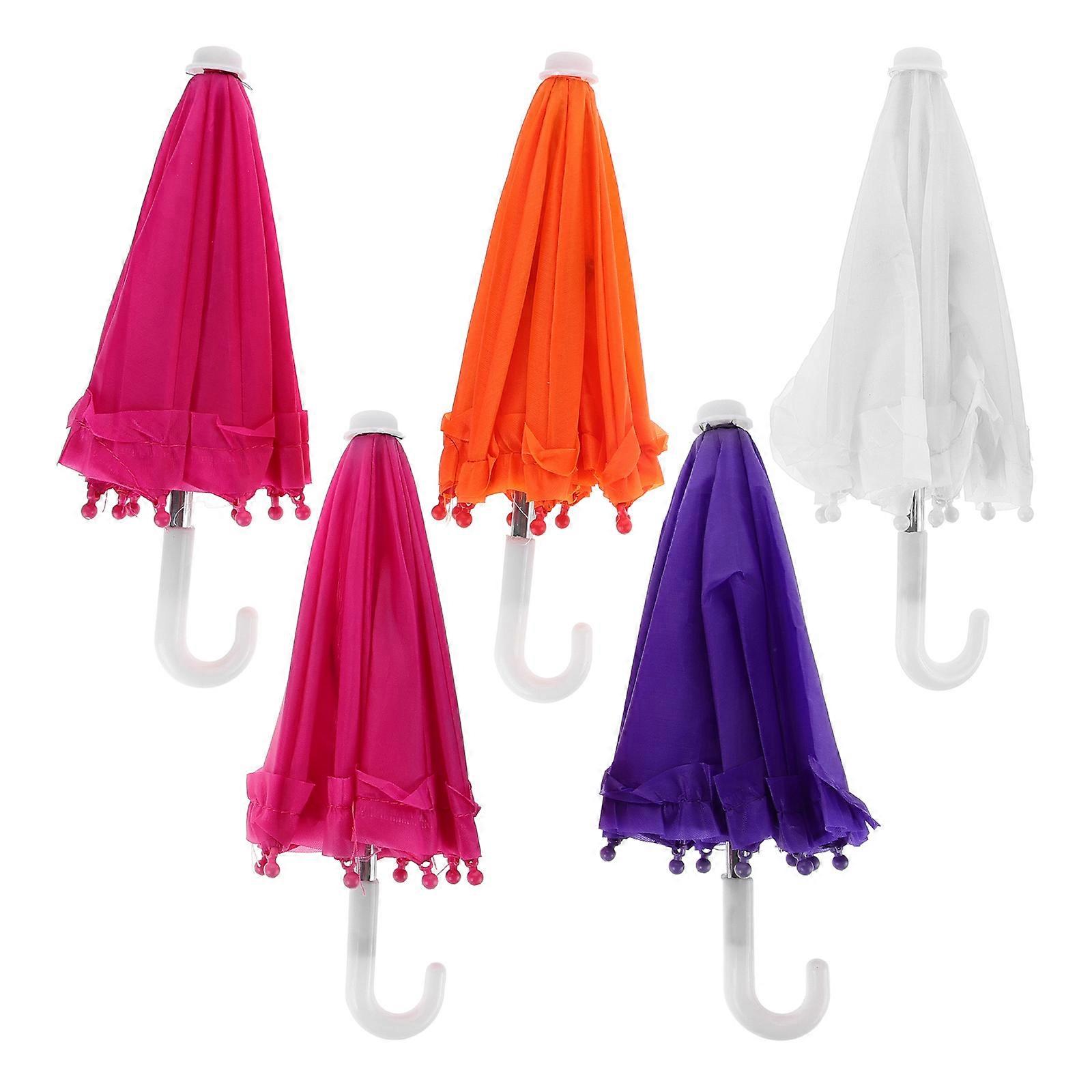 It looks like you're referring to a product listing for **"5pcs Mini Lace Umbrella With Metal Shaft DIY Painting Decorative Props For Birthday Party