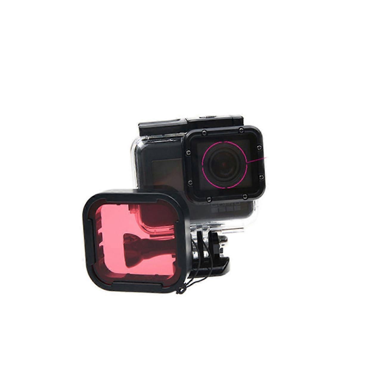 Diving Protection Filter Set for 3-Piece Lens Cover, Tempered Glass, Scratch-Resistant, Full Transmission for Swimming