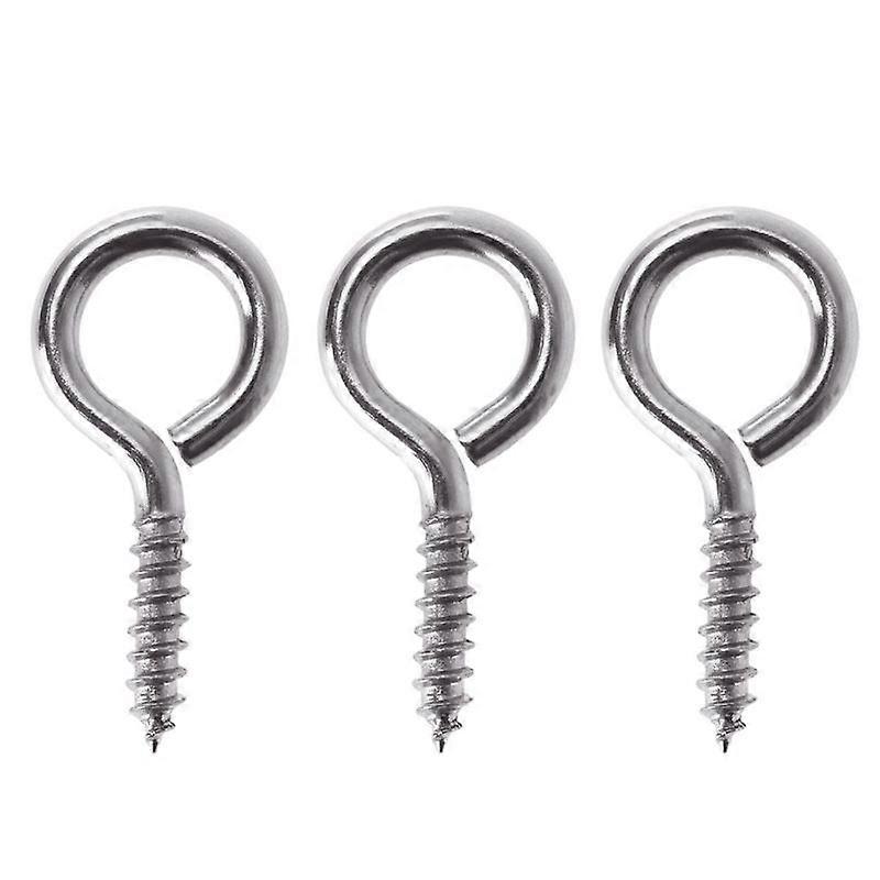 Screw Eye Pin Peg Bails for Jewelry Making Craft Findings Durable Carbon Steel Silver 25pcs
