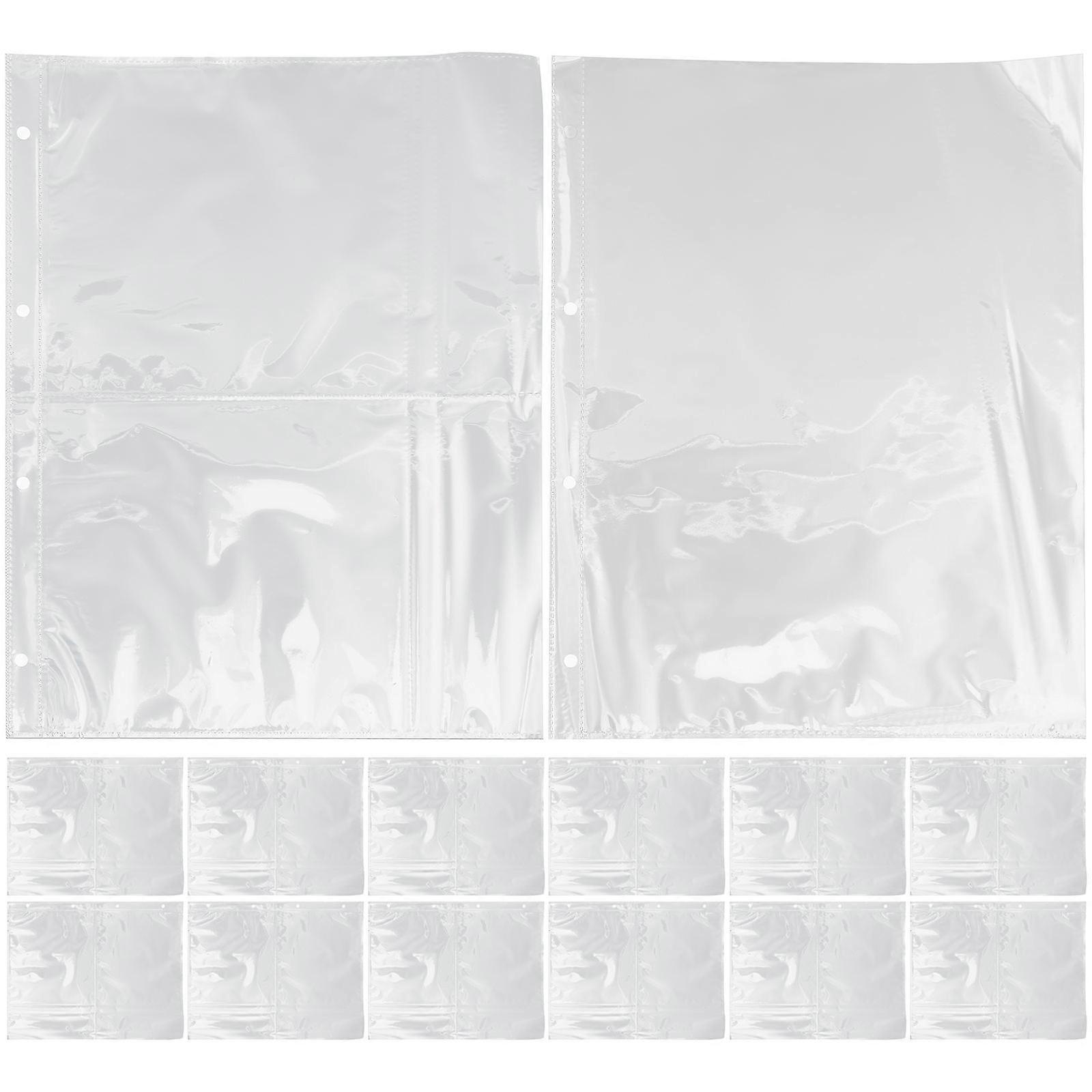 Transparent Reusable Photo Album with 50 Pages for Storage Use Suitable for Cards and Photos