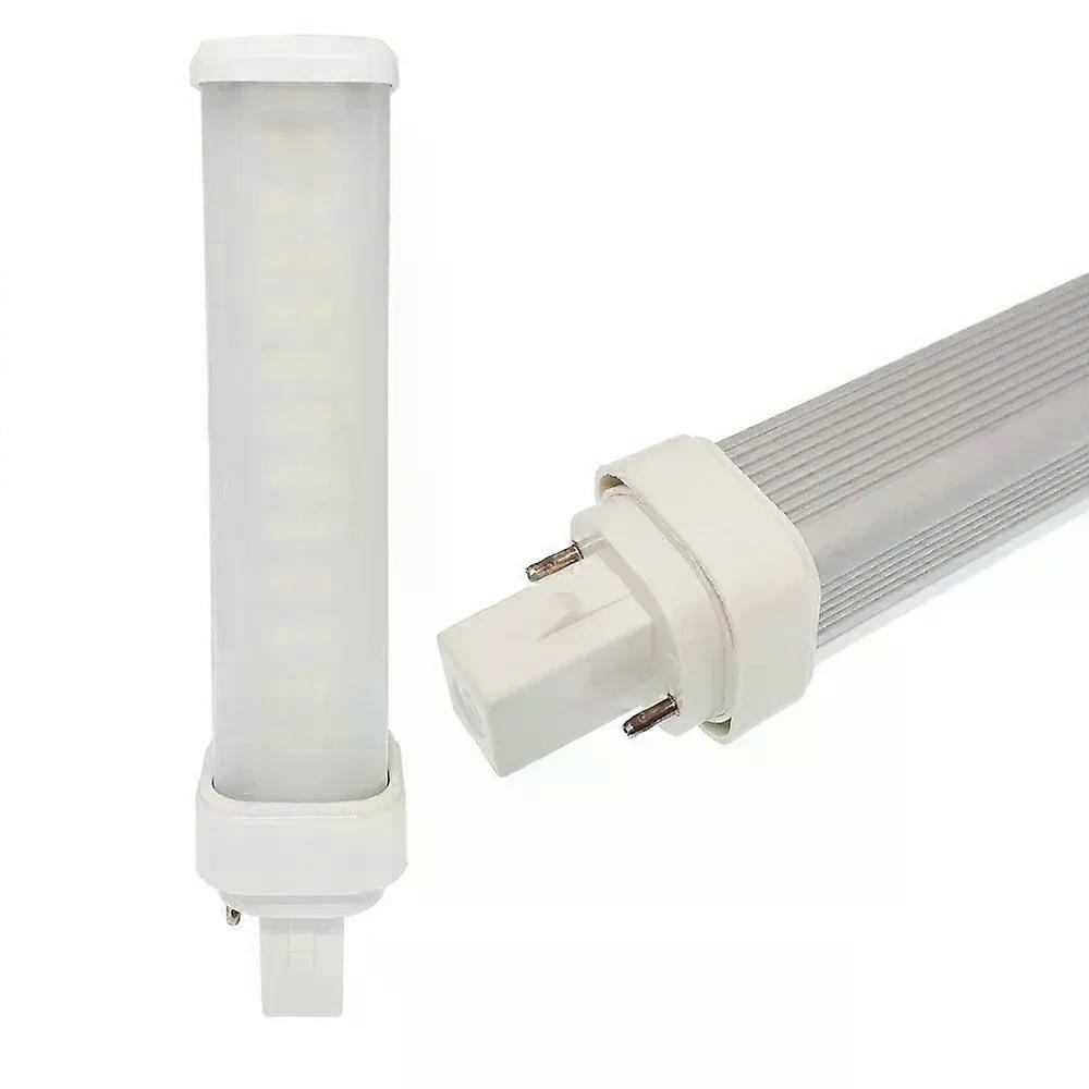 G24D 2Pin 9W LED CFL PL-C 18W 900LM Replacement Recessed Down Office Lamp Horizontal PL Plug-in Light Ballast Removal Required