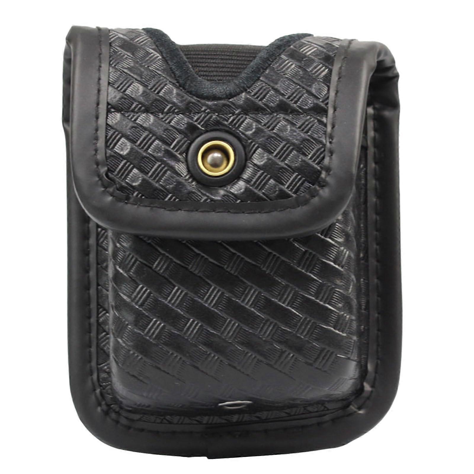 Moulded Pager Bag for Outdoor Hunting, Tactical Belt Accessory, Durable Latex Glove Pack with Weaving Pattern