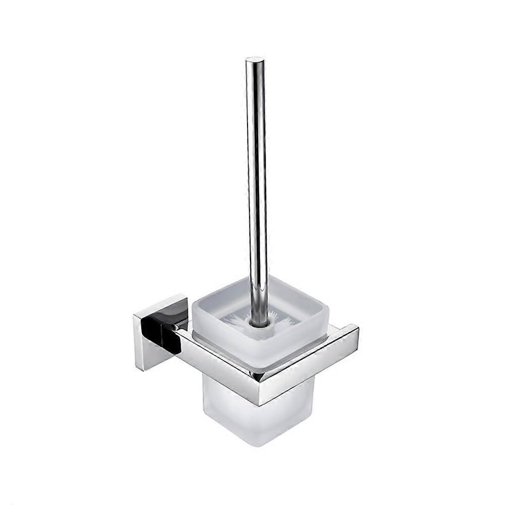 Chrome Polished Bathroom Accessory Set, Wall Mounted Rack, Towel Holder, Toilet Paper Holder, Stainless Steel, Toilet Brush
