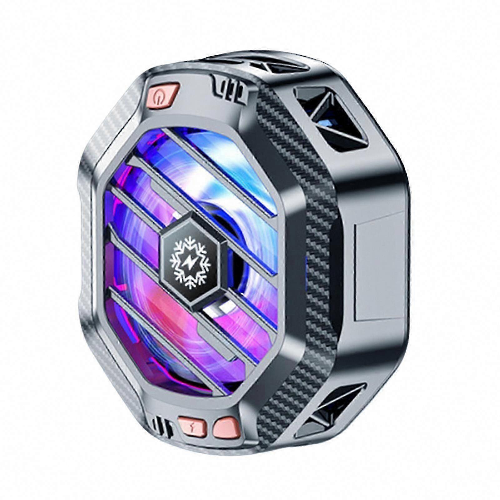 Silent RGB Phone Cooler with Fast Cooling Strong Suction Easy Installation for Mobile Phones