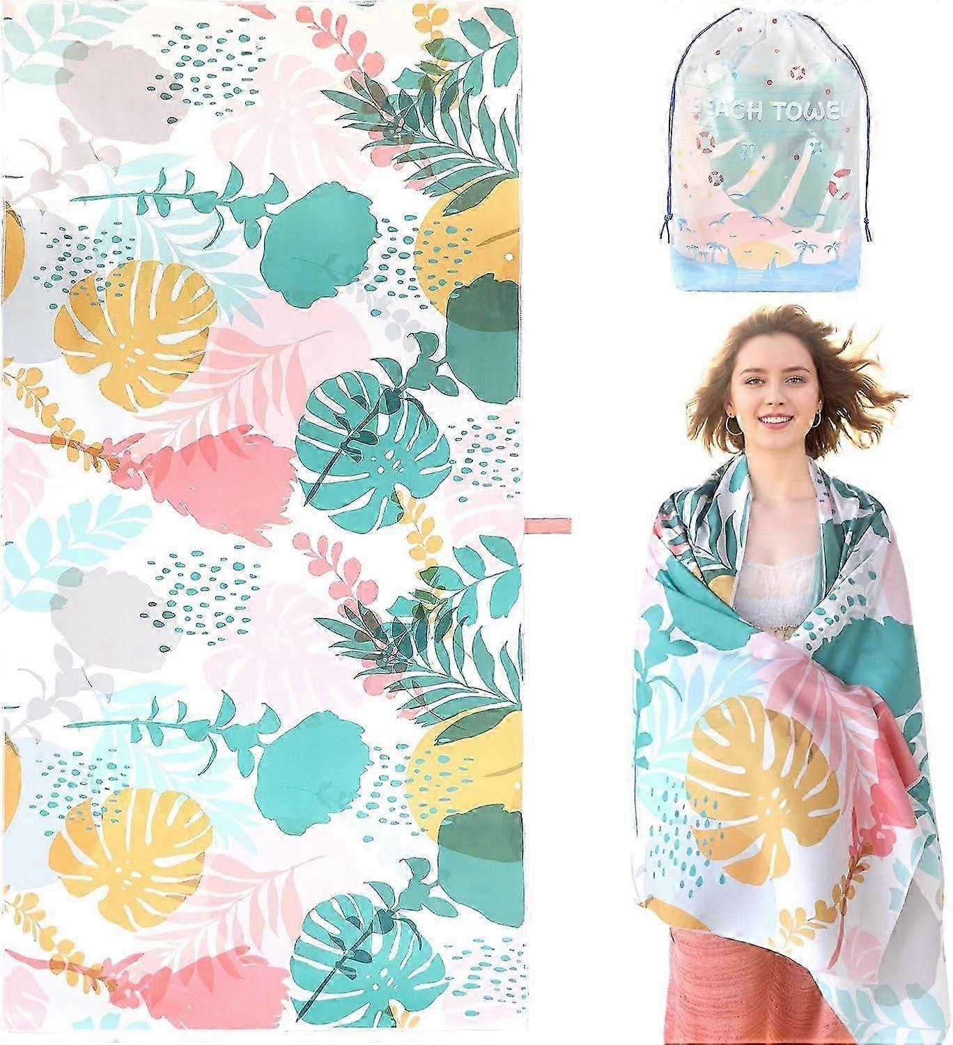 Beach Towel Microfiber Beach Towel Anti-Sand Quick Drying