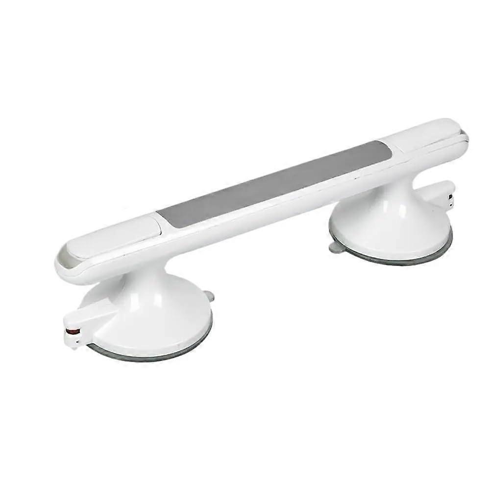 Suction Cup Grips for Shower and Home, Non-Slip Safety Handles, Universal Design for Kids and Pregnant Women, Gray
