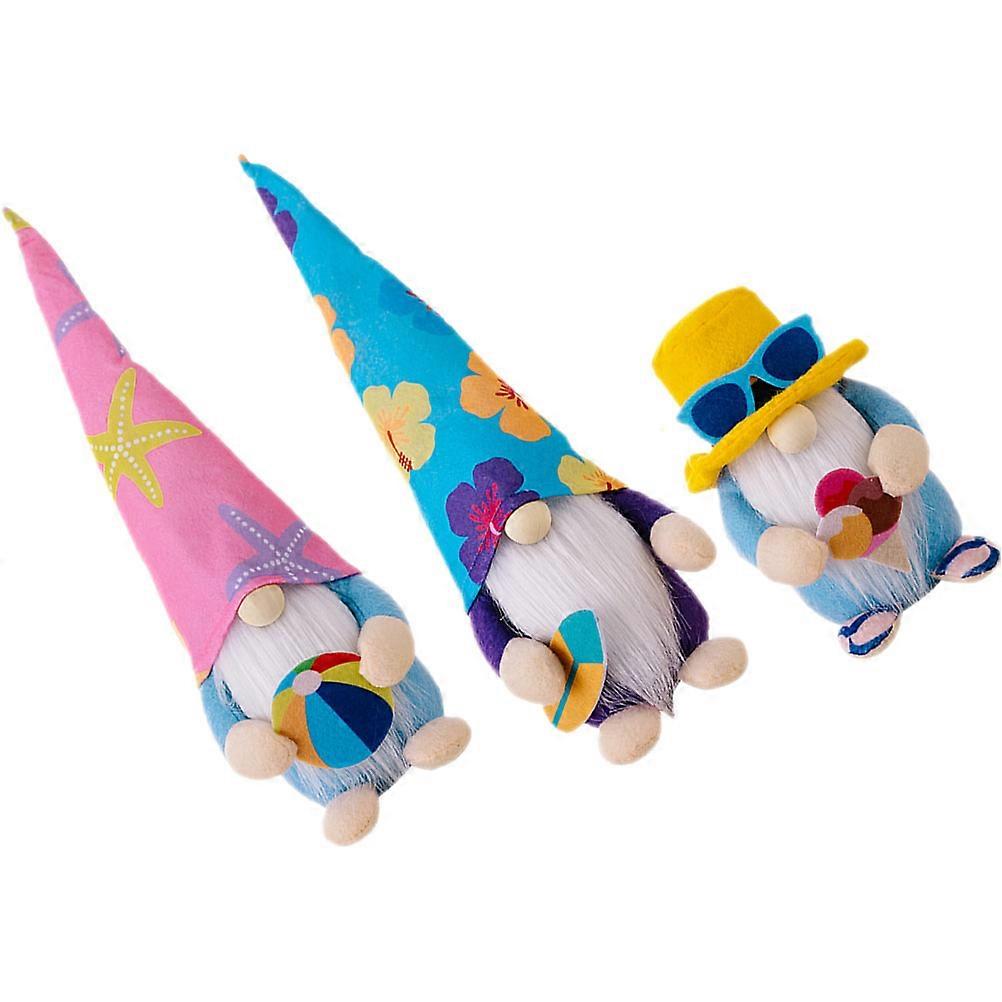Plush Design Beach Elf Figurine For Party Scene 30X10X10CM Decorative Use 3Pcs