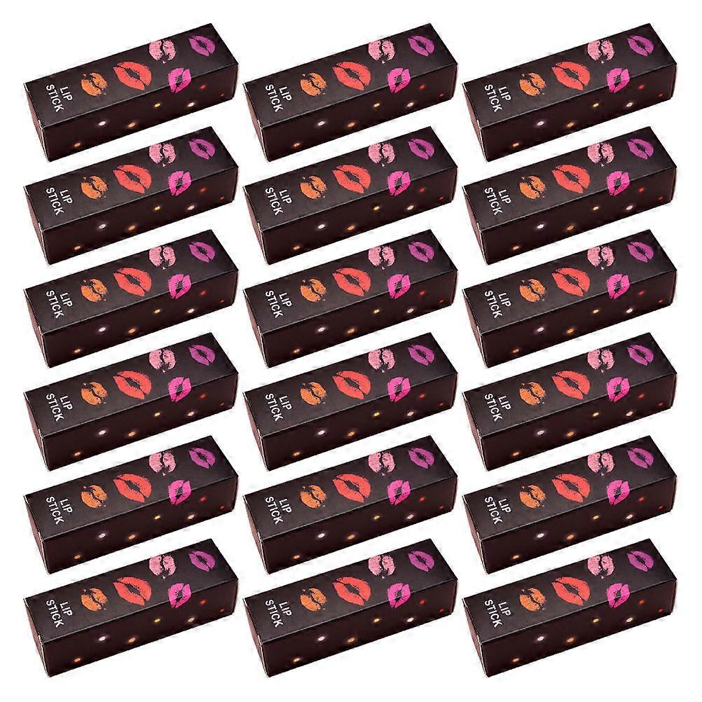 Kraft Paper Packaging Box 50Pcs Empty Lipstick Containers Simple Design DIY Women Gift Packaging Travel Friendly Storage