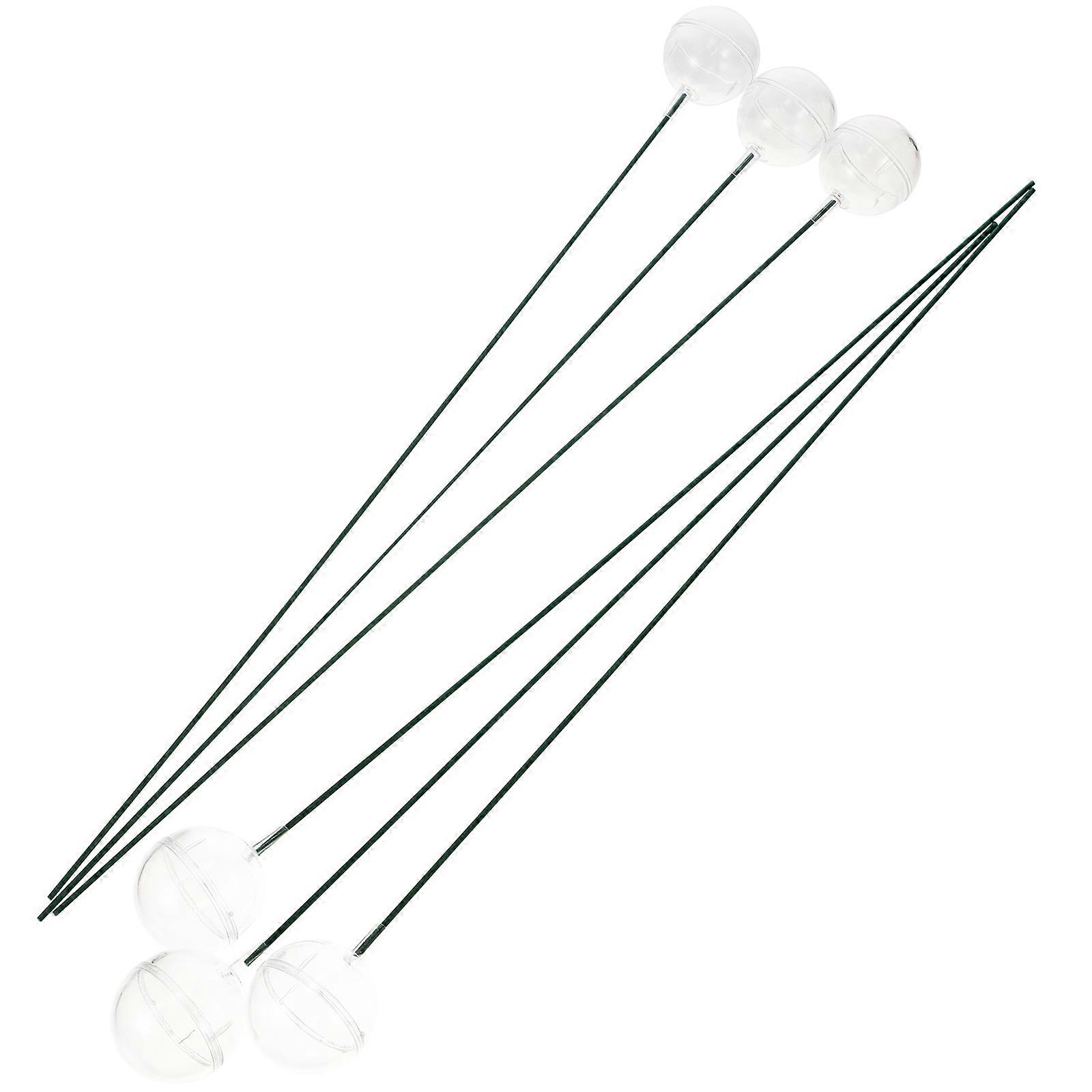 DIY Decoration Sets Featuring 10 Packs Clear Chocolate Holder With Wire Stems Perfect For Enhancing Bouquets For Home Decor