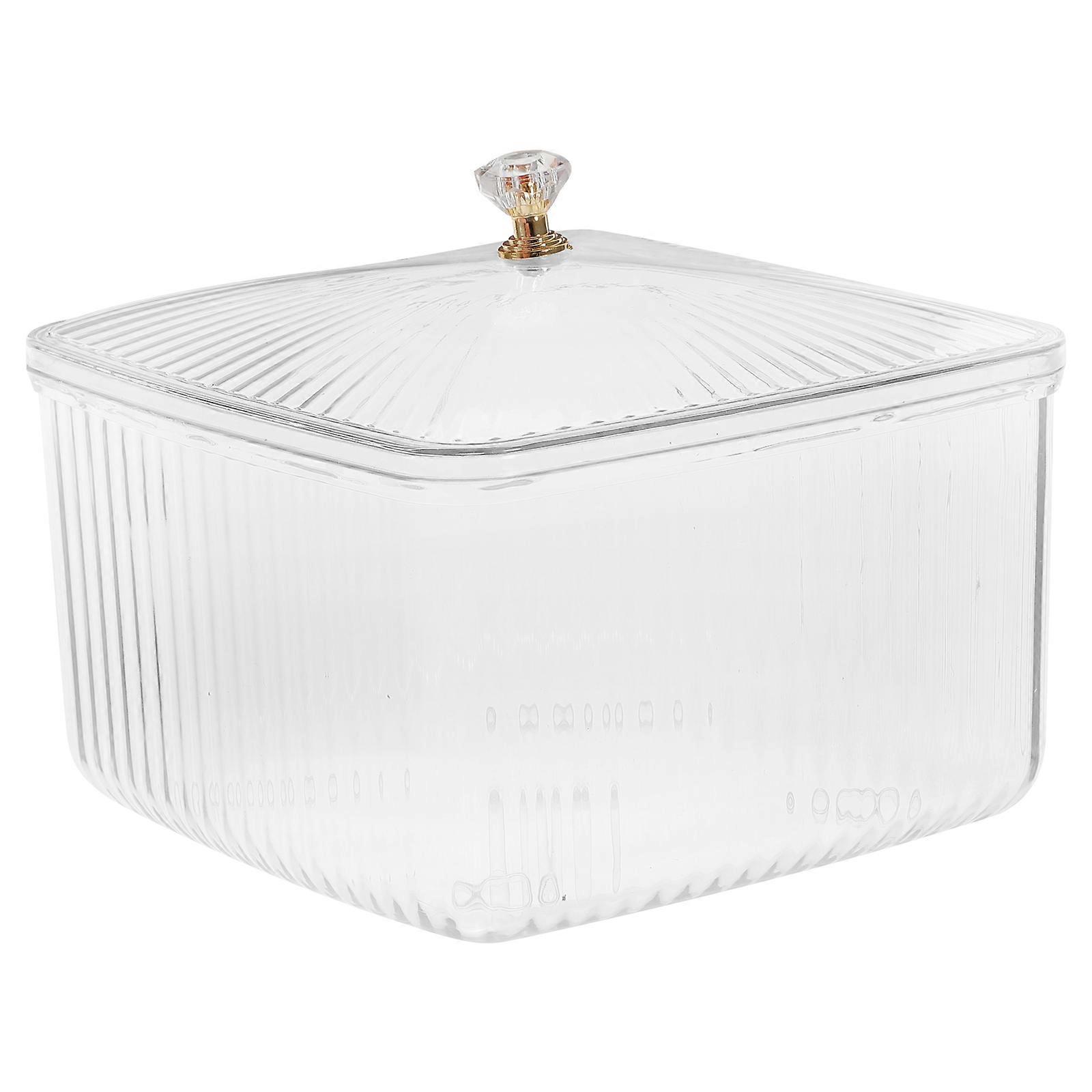Candy Organizer for Desk Square Storage Container Households Use 1Pack