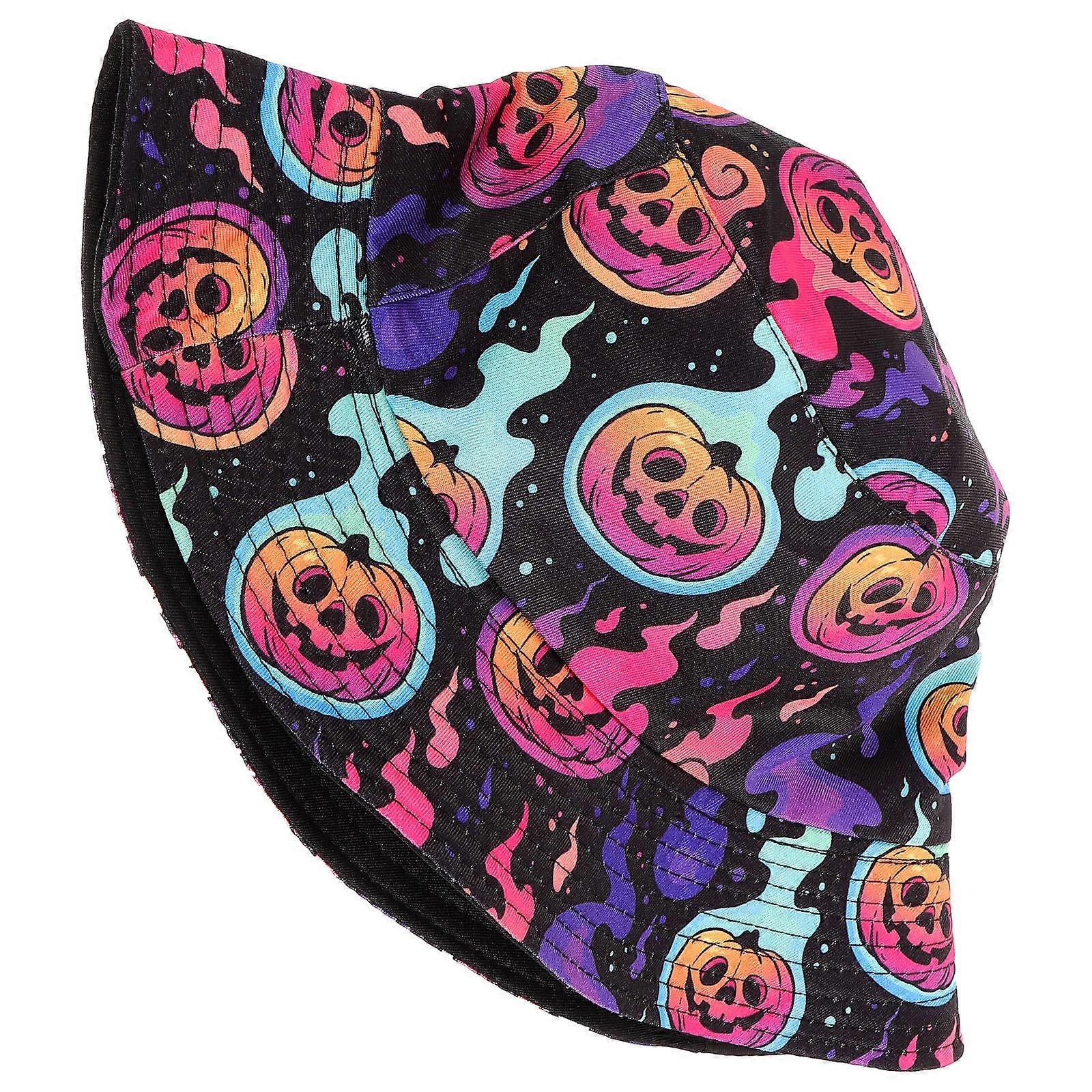 Halloween Fisherman Bucket Hat for Summer Outdoor Parties, Festivals & Beach – Lightweight Comfortable Unisex Design for Adults & Teens